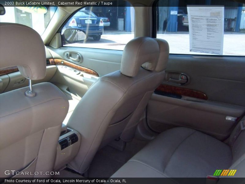 Cabernet Red Metallic / Taupe 2003 Buick LeSabre Limited