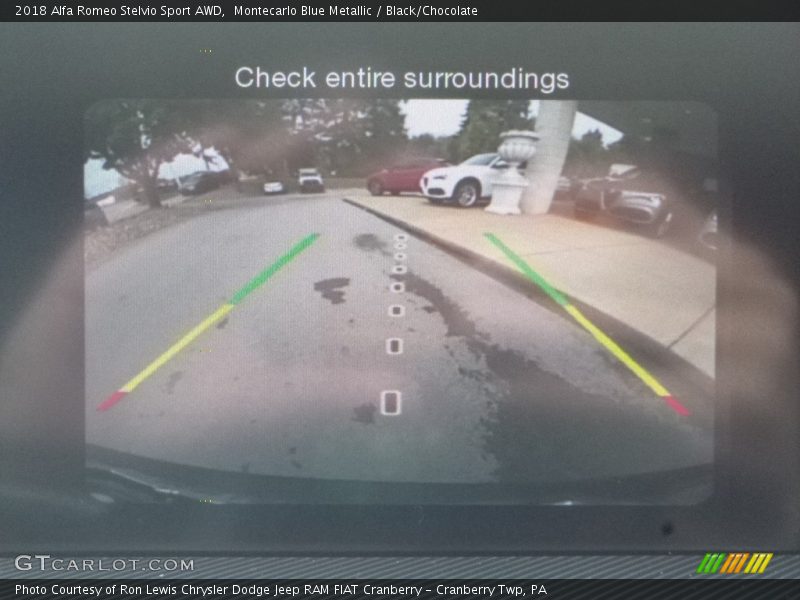 Montecarlo Blue Metallic / Black/Chocolate 2018 Alfa Romeo Stelvio Sport AWD