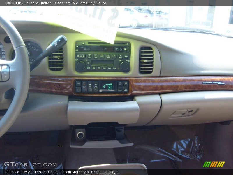 Cabernet Red Metallic / Taupe 2003 Buick LeSabre Limited