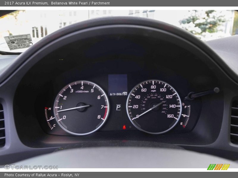 Bellanova White Pearl / Parchment 2017 Acura ILX Premium