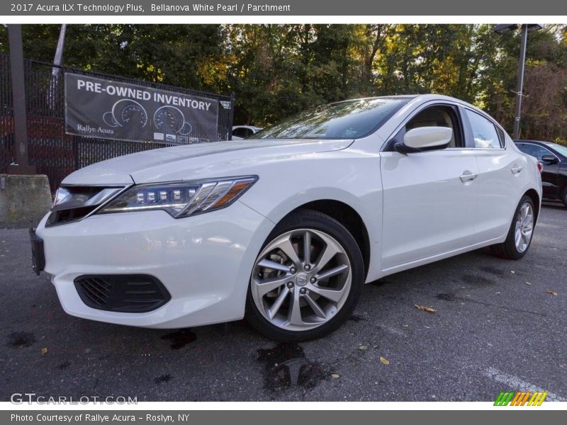 Bellanova White Pearl / Parchment 2017 Acura ILX Technology Plus