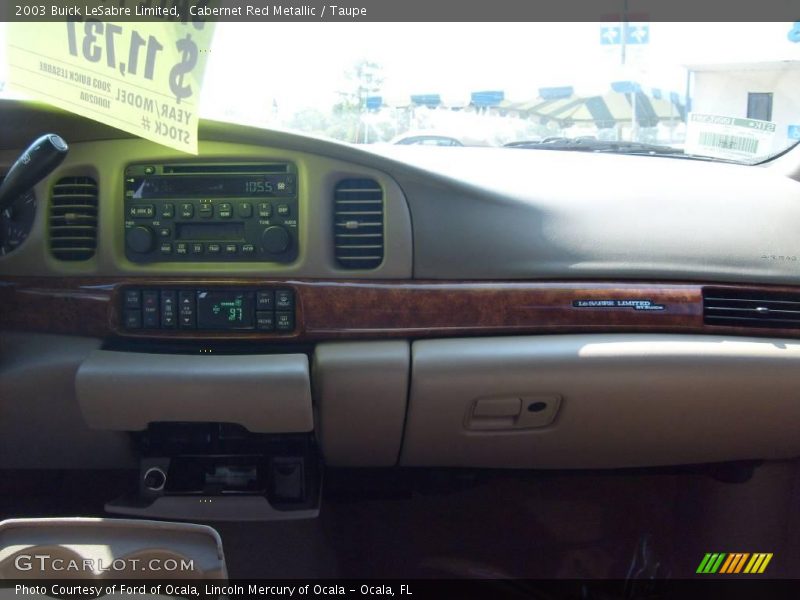 Cabernet Red Metallic / Taupe 2003 Buick LeSabre Limited