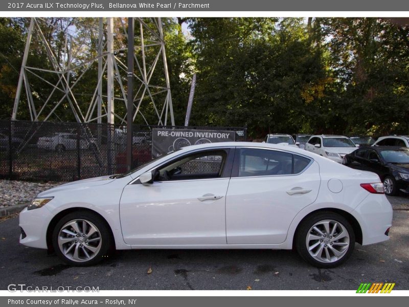 Bellanova White Pearl / Parchment 2017 Acura ILX Technology Plus