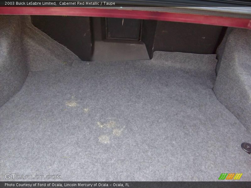 Cabernet Red Metallic / Taupe 2003 Buick LeSabre Limited