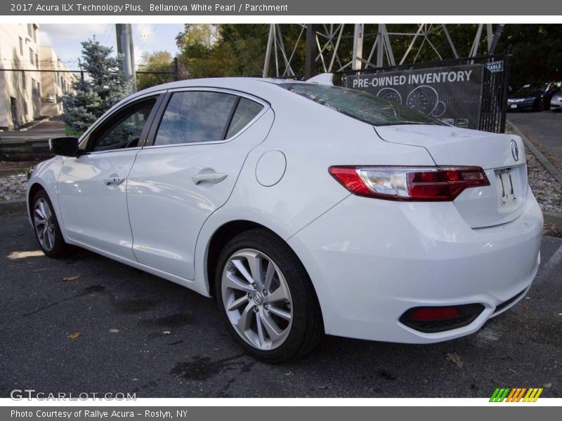 Bellanova White Pearl / Parchment 2017 Acura ILX Technology Plus