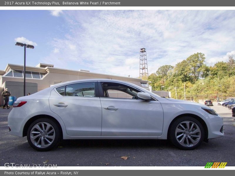 Bellanova White Pearl / Parchment 2017 Acura ILX Technology Plus
