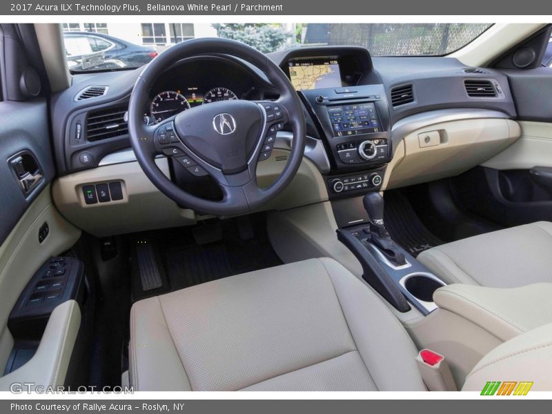 Bellanova White Pearl / Parchment 2017 Acura ILX Technology Plus