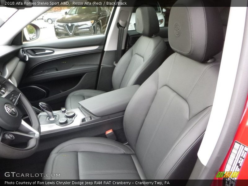 Front Seat of 2018 Stelvio Sport AWD