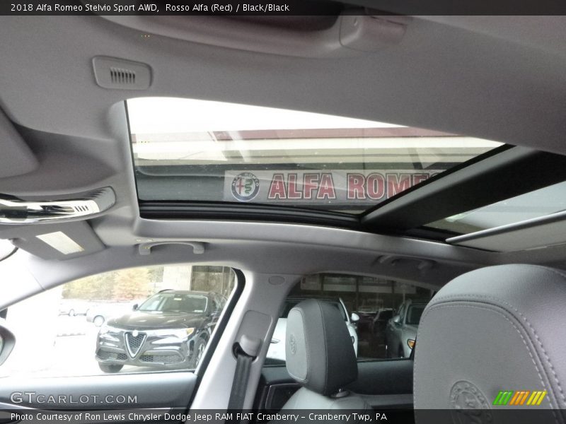 Sunroof of 2018 Stelvio Sport AWD