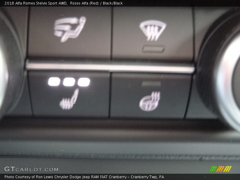 Rosso Alfa (Red) / Black/Black 2018 Alfa Romeo Stelvio Sport AWD