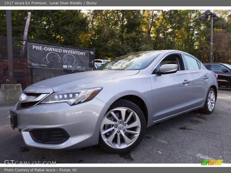 Lunar Silver Metallic / Ebony 2017 Acura ILX Premium