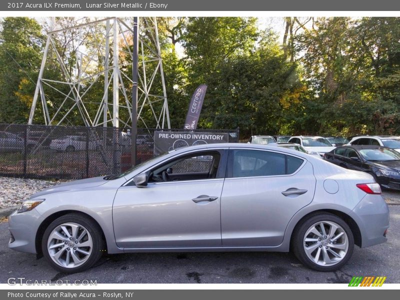 Lunar Silver Metallic / Ebony 2017 Acura ILX Premium