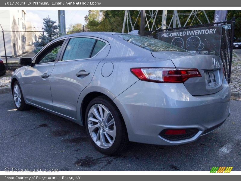 Lunar Silver Metallic / Ebony 2017 Acura ILX Premium