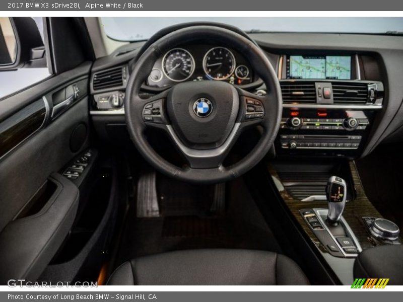 Alpine White / Black 2017 BMW X3 sDrive28i