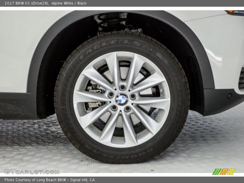 Alpine White / Black 2017 BMW X3 sDrive28i