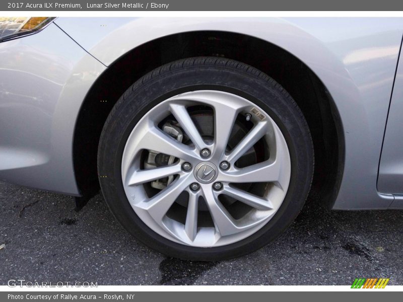 Lunar Silver Metallic / Ebony 2017 Acura ILX Premium