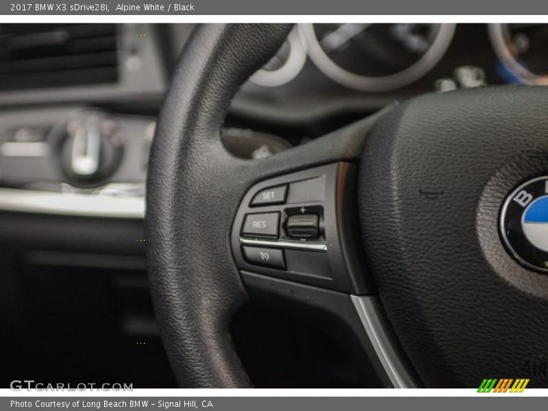 Alpine White / Black 2017 BMW X3 sDrive28i