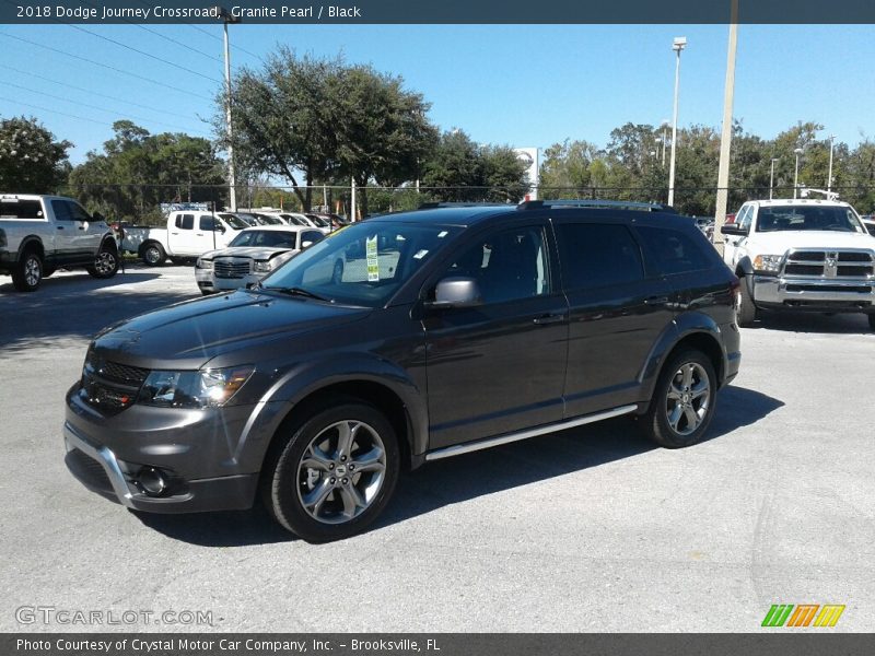 Granite Pearl / Black 2018 Dodge Journey Crossroad