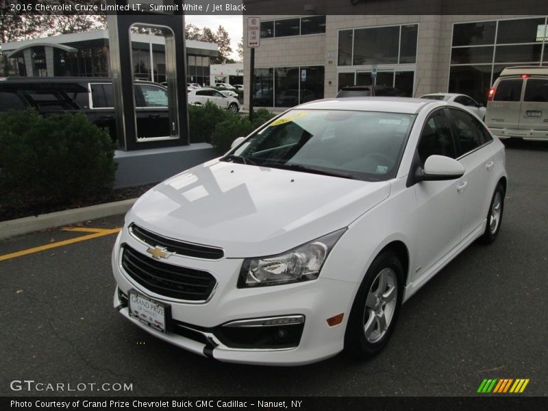 Summit White / Jet Black 2016 Chevrolet Cruze Limited LT