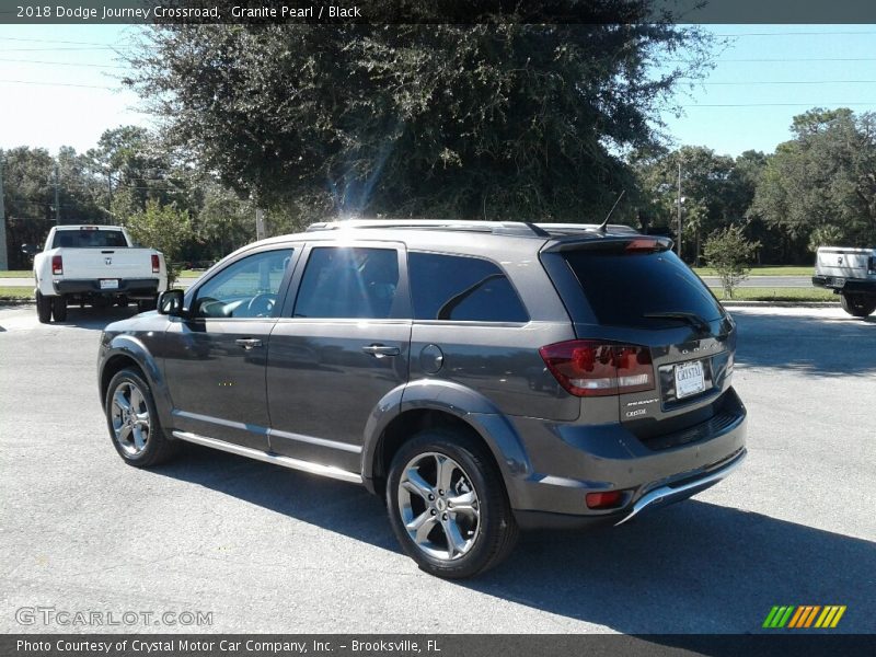 Granite Pearl / Black 2018 Dodge Journey Crossroad