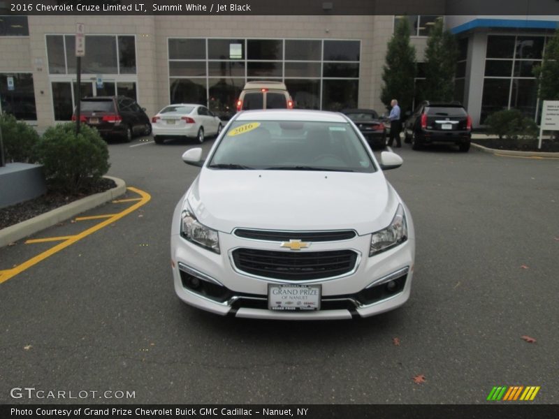 Summit White / Jet Black 2016 Chevrolet Cruze Limited LT
