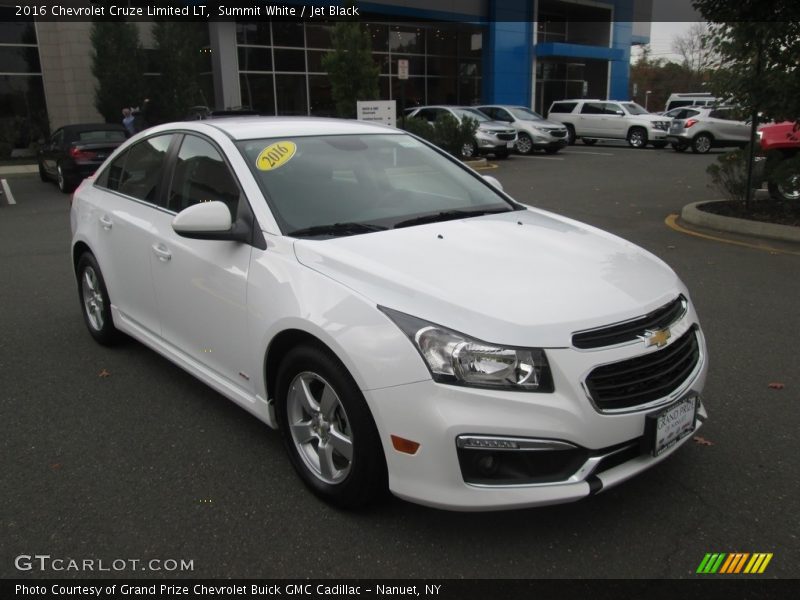 Summit White / Jet Black 2016 Chevrolet Cruze Limited LT
