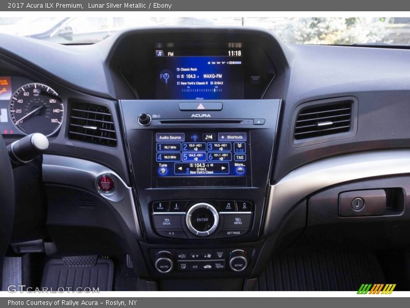 Lunar Silver Metallic / Ebony 2017 Acura ILX Premium