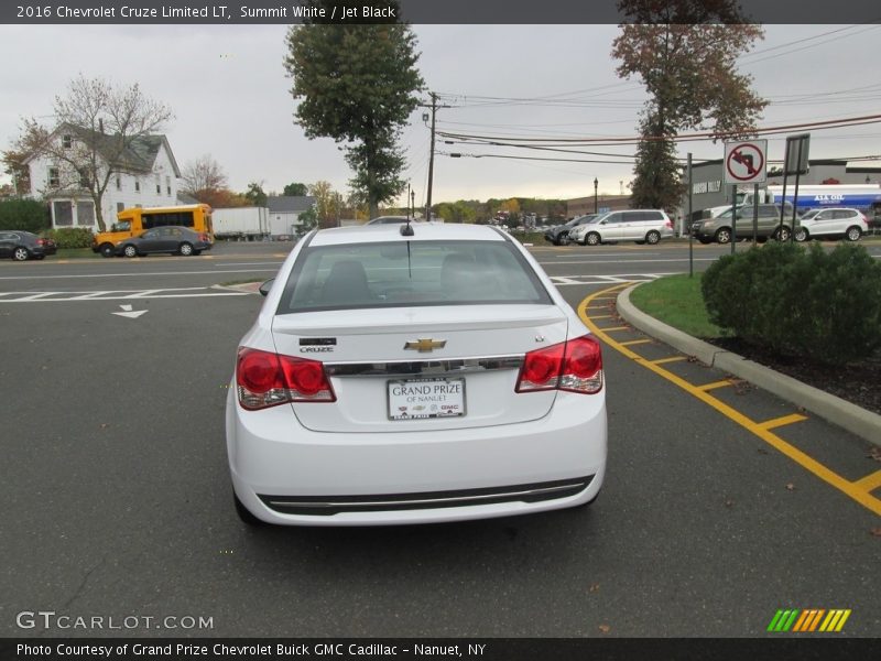 Summit White / Jet Black 2016 Chevrolet Cruze Limited LT