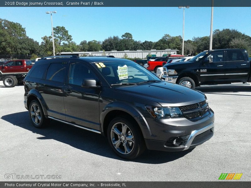 Granite Pearl / Black 2018 Dodge Journey Crossroad