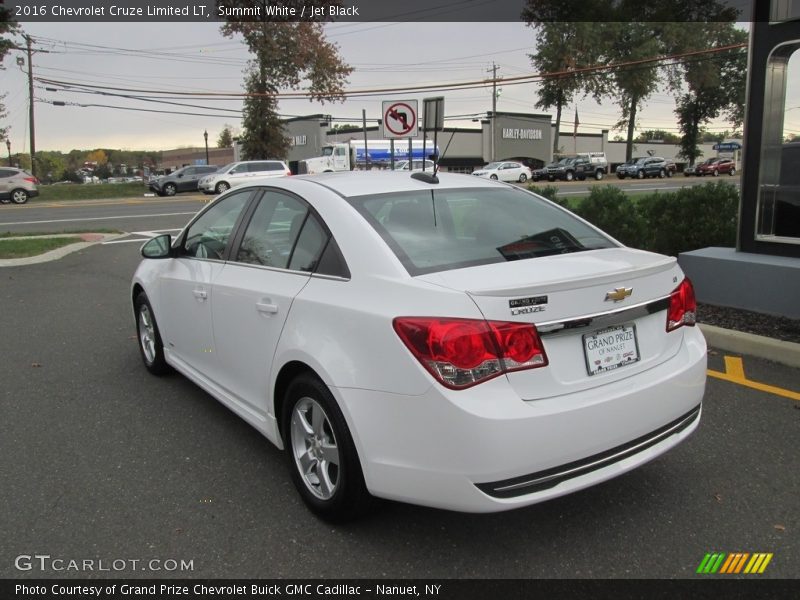 Summit White / Jet Black 2016 Chevrolet Cruze Limited LT