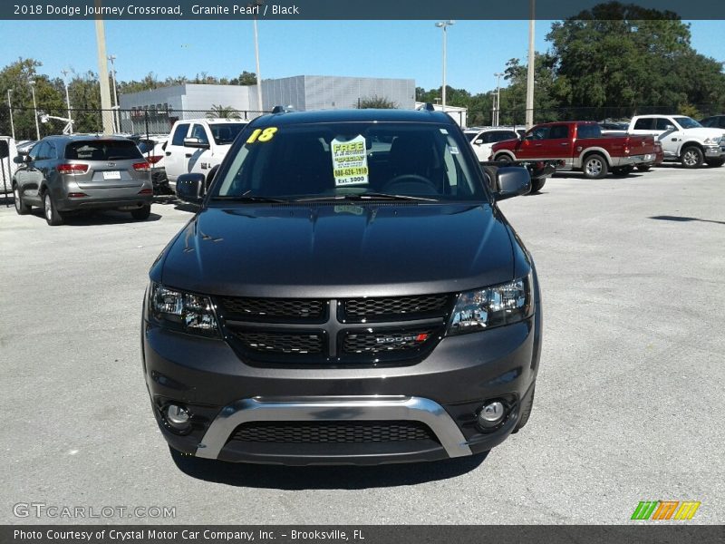 Granite Pearl / Black 2018 Dodge Journey Crossroad