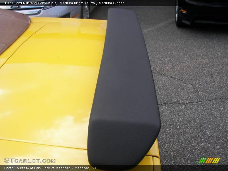 Medium Bright Yellow / Medium Ginger 1973 Ford Mustang Convertible