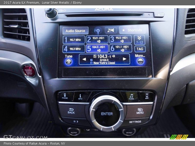 Lunar Silver Metallic / Ebony 2017 Acura ILX Premium