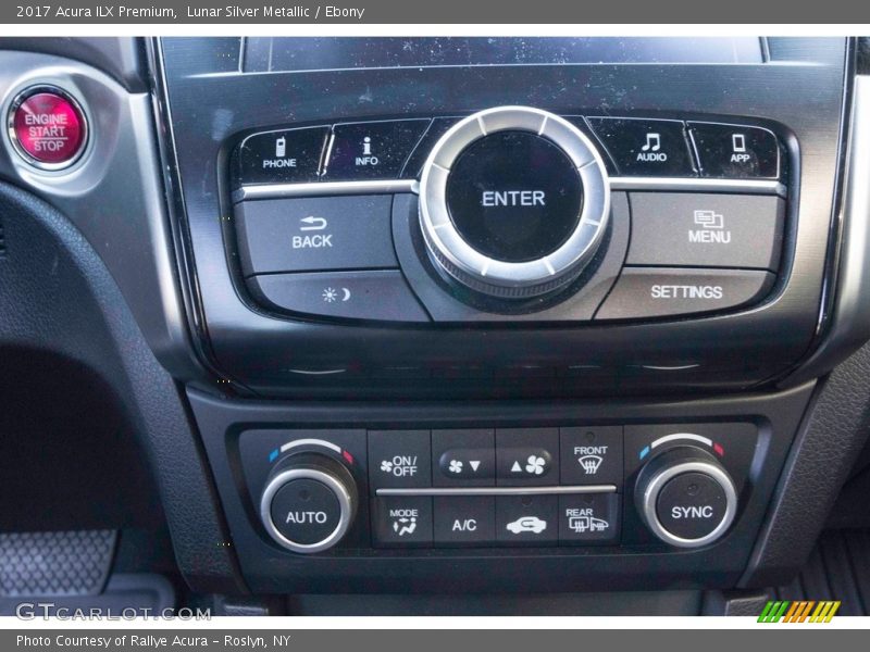 Lunar Silver Metallic / Ebony 2017 Acura ILX Premium