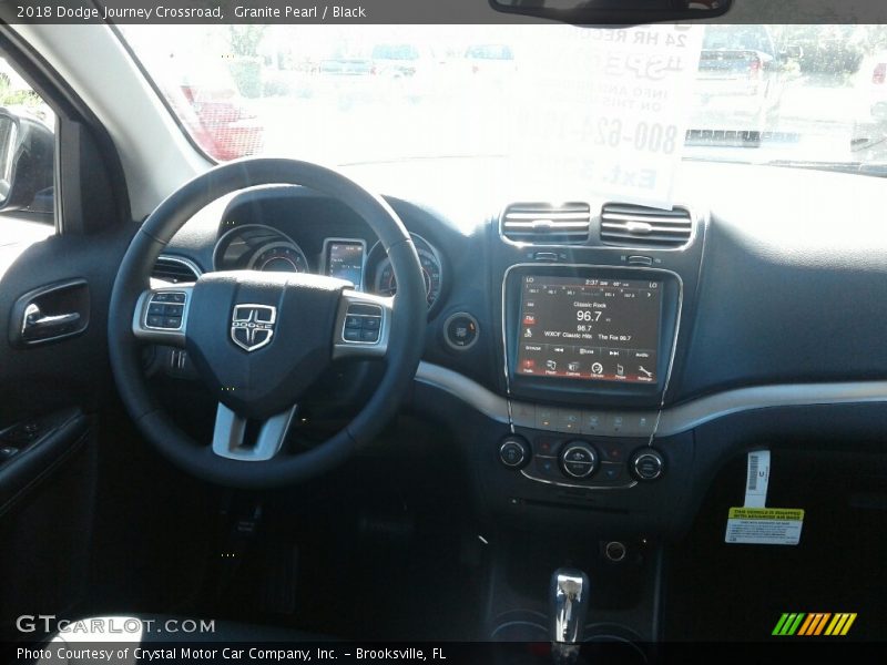 Granite Pearl / Black 2018 Dodge Journey Crossroad