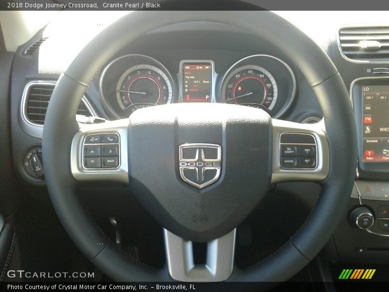 Granite Pearl / Black 2018 Dodge Journey Crossroad