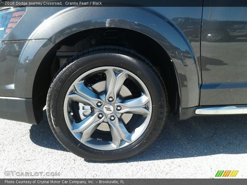 Granite Pearl / Black 2018 Dodge Journey Crossroad