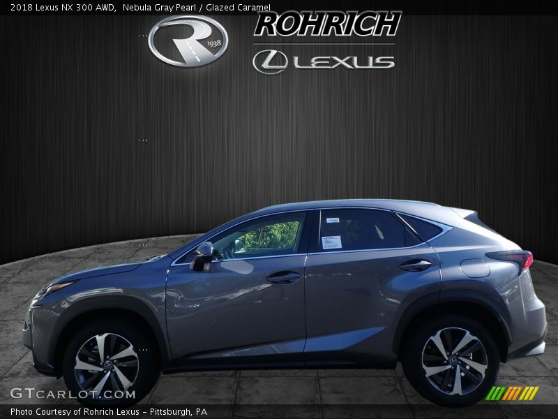Nebula Gray Pearl / Glazed Caramel 2018 Lexus NX 300 AWD