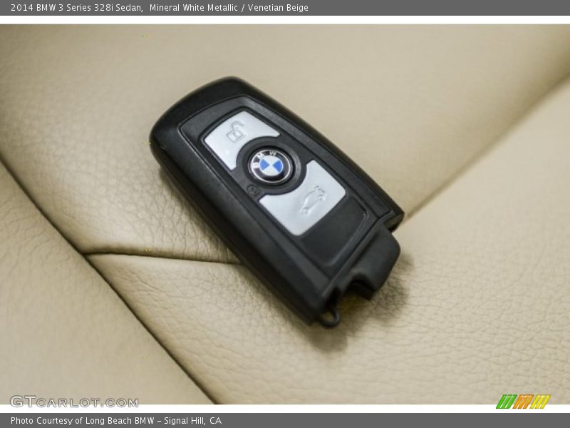 Mineral White Metallic / Venetian Beige 2014 BMW 3 Series 328i Sedan