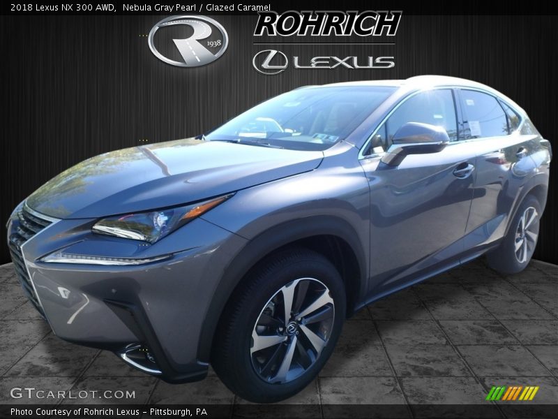 Nebula Gray Pearl / Glazed Caramel 2018 Lexus NX 300 AWD