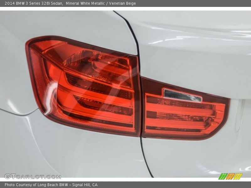 Mineral White Metallic / Venetian Beige 2014 BMW 3 Series 328i Sedan