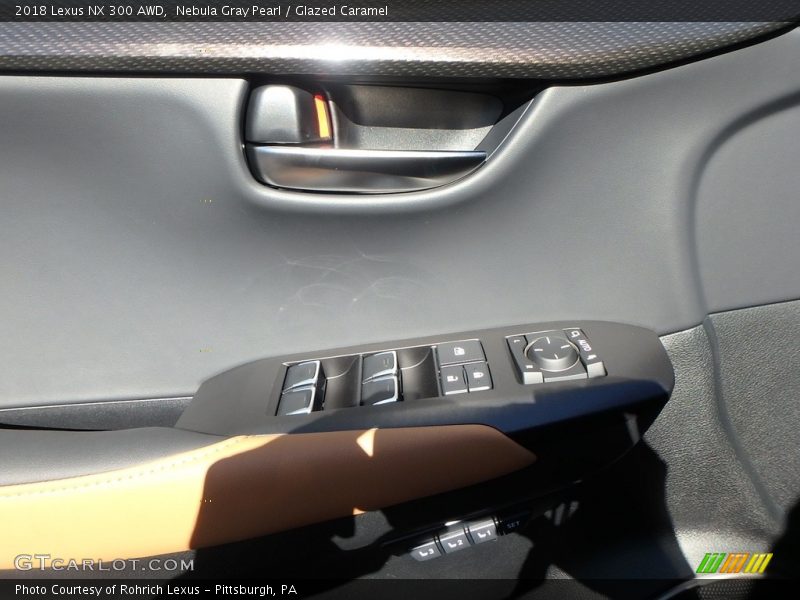 Nebula Gray Pearl / Glazed Caramel 2018 Lexus NX 300 AWD