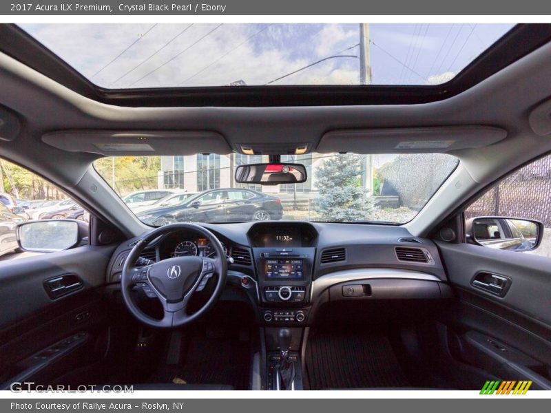 Crystal Black Pearl / Ebony 2017 Acura ILX Premium