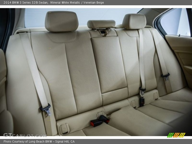 Mineral White Metallic / Venetian Beige 2014 BMW 3 Series 328i Sedan