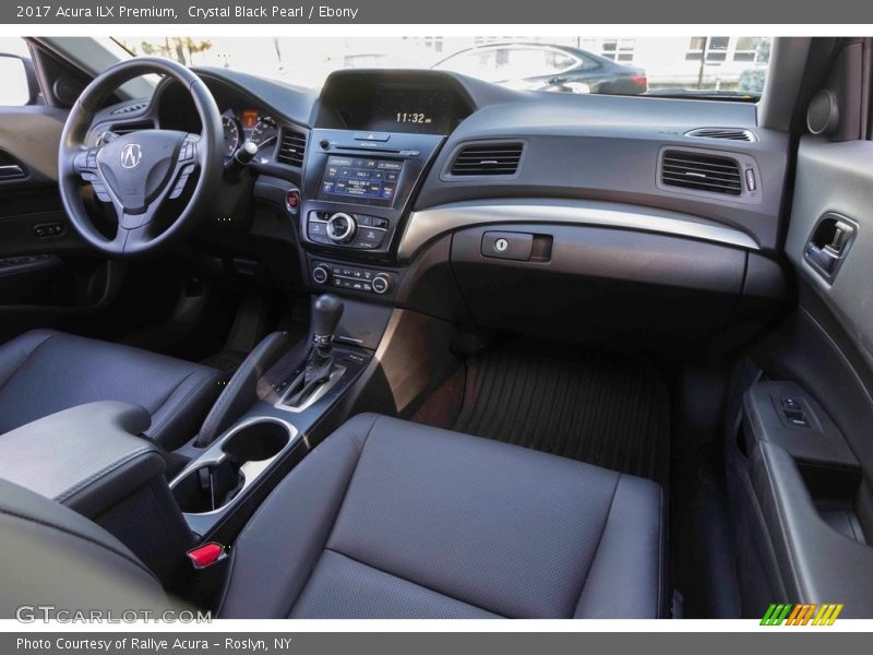 Crystal Black Pearl / Ebony 2017 Acura ILX Premium