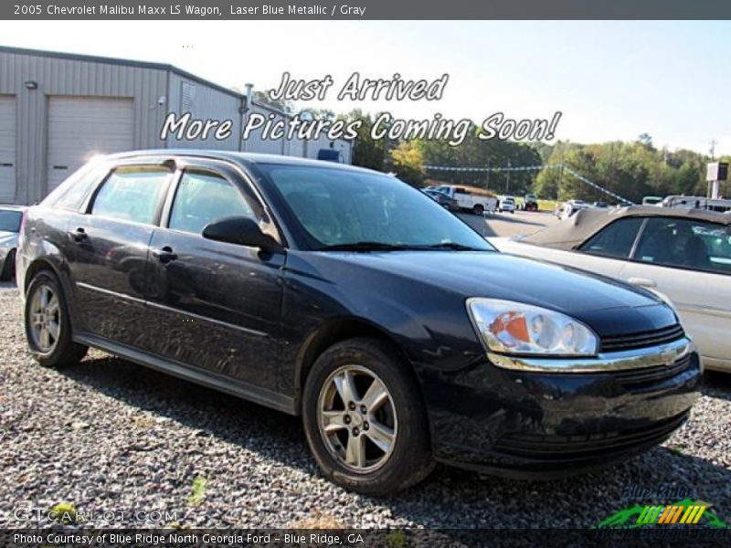 Laser Blue Metallic / Gray 2005 Chevrolet Malibu Maxx LS Wagon
