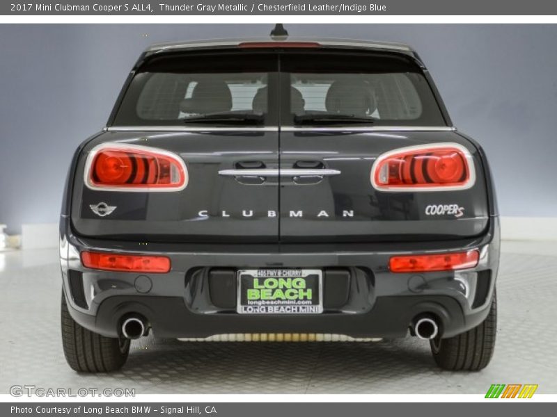 Thunder Gray Metallic / Chesterfield Leather/Indigo Blue 2017 Mini Clubman Cooper S ALL4