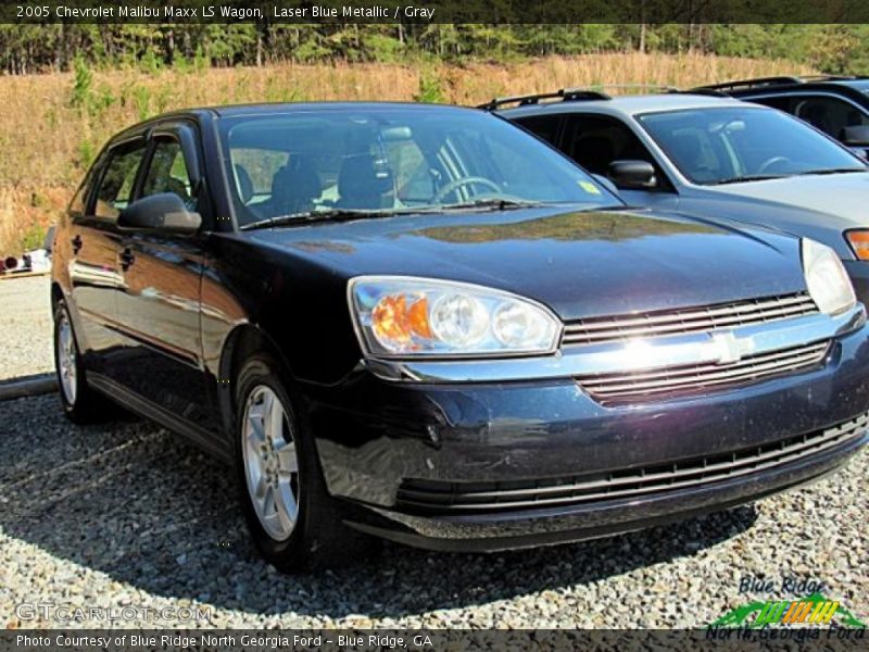 Laser Blue Metallic / Gray 2005 Chevrolet Malibu Maxx LS Wagon