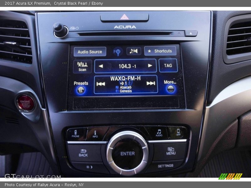 Crystal Black Pearl / Ebony 2017 Acura ILX Premium