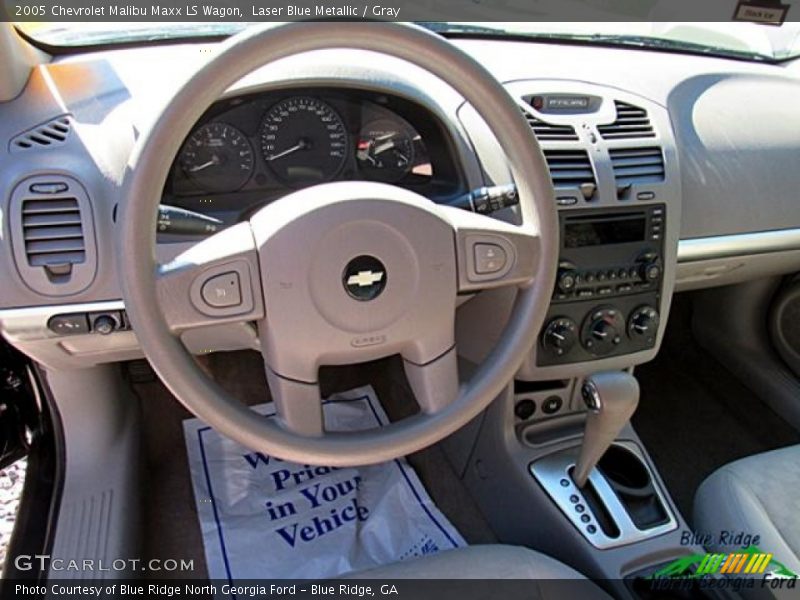 Laser Blue Metallic / Gray 2005 Chevrolet Malibu Maxx LS Wagon
